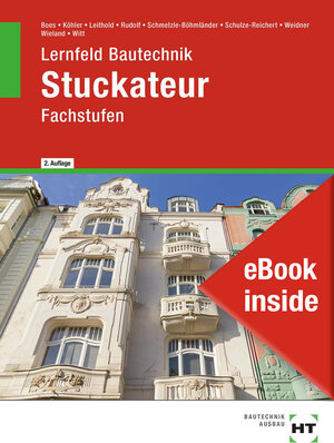Buchcover eBook inside: Buch und eBook Stuckateur | Manfred Boes | EAN 9783582100726 | ISBN 3-582-10072-3 | ISBN 978-3-582-10072-6