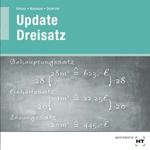 Buchcover Lehrer-CD Update Dreisatz | Detlev Köster | EAN 9783582205209 | ISBN 3-582-20520-7 | ISBN 978-3-582-20520-9