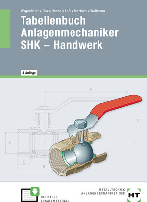 Buchcover eBook inside: Buch und eBook Tabellenbuch Anlagenmechaniker SHK - Handwerk | Hermann Bux | EAN 9783582300867 | ISBN 3-582-30086-2 | ISBN 978-3-582-30086-7