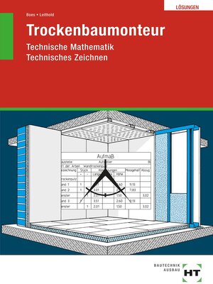 Buchcover Trockenbaumonteur | Dieter Leithold | EAN 9783582675026 | ISBN 3-582-67502-5 | ISBN 978-3-582-67502-6