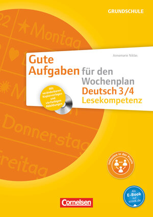 Buchcover Gute Aufgaben für den Wochenplan - Deutsch | Annemarie Niklas | EAN 9783589160396 | ISBN 3-589-16039-X | ISBN 978-3-589-16039-6