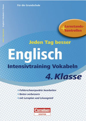 Buchcover Jeden Tag besser - Englisch / 4. Schuljahr - Intensivtraining Vokabeln | Ingrid Preedy | EAN 9783589229840 | ISBN 3-589-22984-5 | ISBN 978-3-589-22984-0