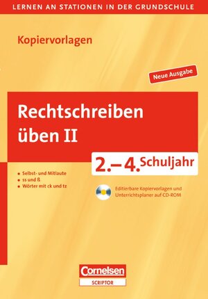 Buchcover Lernen an Stationen in der Grundschule - Neue Ausgabe / 2.-4. Schuljahr - Rechtschreiben üben II | Cordula Eck | EAN 9783589231614 | ISBN 3-589-23161-0 | ISBN 978-3-589-23161-4