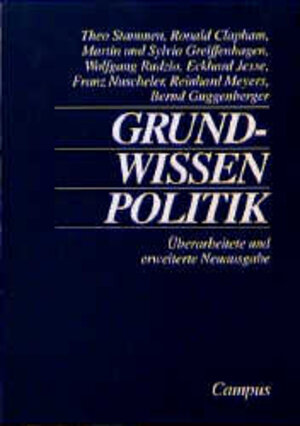 Buchcover Grundwissen Politik | Theo Stammen | EAN 9783593359168 | ISBN 3-593-35916-2 | ISBN 978-3-593-35916-8