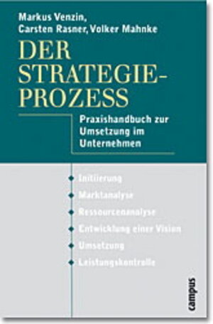 Der Strategieprozess: Praxishandbuch zur Umsetzung im Unternehmen: Praxishandbuch zur Umsetzung im Unternehmen. Initiierung, Marktanalyse, ... einer Vision, Umsetzung, Leistungskontrolle