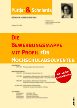 Die Bewerbungsmappe mit Profil für Hochschulabsolventen