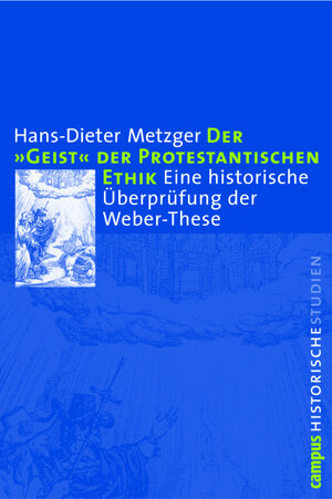 Buchcover Der Geist der Protestantischen Ethik | Hans-Dieter Metzger | EAN 9783593374932 | ISBN 3-593-37493-5 | ISBN 978-3-593-37493-2
