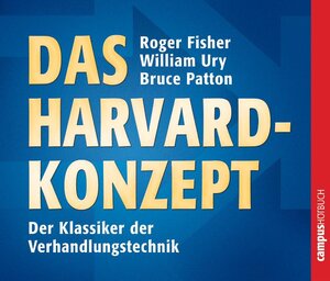 Buchcover Das Harvard-Konzept | Roger Fisher | EAN 9783593375250 | ISBN 3-593-37525-7 | ISBN 978-3-593-37525-0