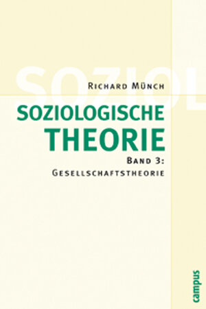 Soziologische Theorie. Bd. 3: Band 3: Gesellschaftstheorie