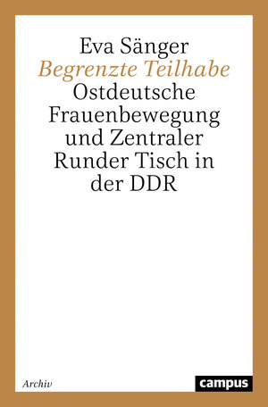 Buchcover Begrenzte Teilhabe | Eva Sänger | EAN 9783593378473 | ISBN 3-593-37847-7 | ISBN 978-3-593-37847-3