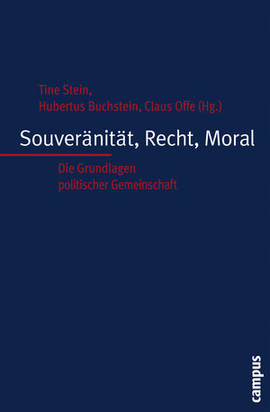 Buchcover Souveränität, Recht, Moral  | EAN 9783593383392 | ISBN 3-593-38339-X | ISBN 978-3-593-38339-2