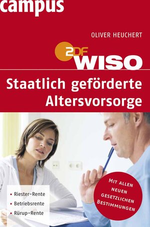 Buchcover WISO: Staatlich geförderte Altersvorsorge | Oliver Heuchert | EAN 9783593385334 | ISBN 3-593-38533-3 | ISBN 978-3-593-38533-4