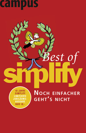Buchcover Best of Simplify | Werner Tiki Küstenmacher | EAN 9783593395401 | ISBN 3-593-39540-1 | ISBN 978-3-593-39540-1
