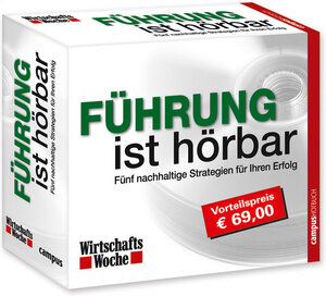 Buchcover WirtschaftsWoche - Führung ist hörbar  | EAN 9783593395777 | ISBN 3-593-39577-0 | ISBN 978-3-593-39577-7