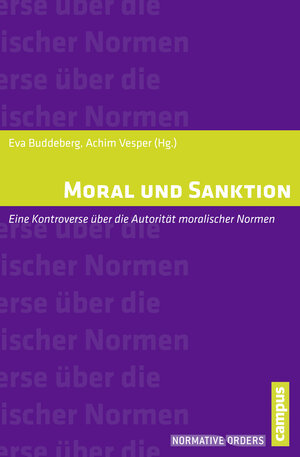 Buchcover Moral und Sanktion  | EAN 9783593395975 | ISBN 3-593-39597-5 | ISBN 978-3-593-39597-5