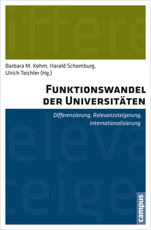 Buchcover Funktionswandel der Universitäten  | EAN 9783593396590 | ISBN 3-593-39659-9 | ISBN 978-3-593-39659-0