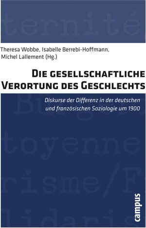 Buchcover Die gesellschaftliche Verortung des Geschlechts  | EAN 9783593412115 | ISBN 3-593-41211-X | ISBN 978-3-593-41211-5