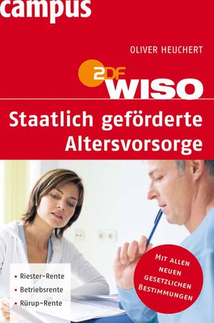 Buchcover WISO: Staatlich geförderte Altersvorsorge | Oliver Heuchert | EAN 9783593414171 | ISBN 3-593-41417-1 | ISBN 978-3-593-41417-1