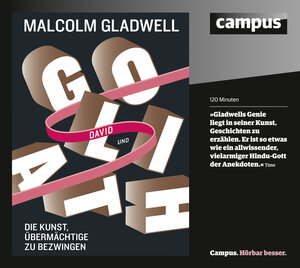 Buchcover David und Goliath | Malcolm Gladwell | EAN 9783593420141 | ISBN 3-593-42014-7 | ISBN 978-3-593-42014-1
