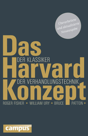 Buchcover Das Harvard-Konzept | Roger Fisher | EAN 9783593420714 | ISBN 3-593-42071-6 | ISBN 978-3-593-42071-4