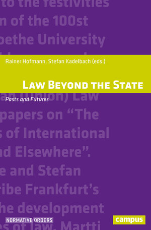 Buchcover Law Beyond the State  | EAN 9783593434926 | ISBN 3-593-43492-X | ISBN 978-3-593-43492-6