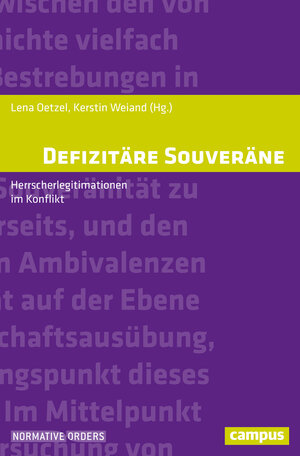 Buchcover Defizitäre Souveräne  | EAN 9783593438603 | ISBN 3-593-43860-7 | ISBN 978-3-593-43860-3