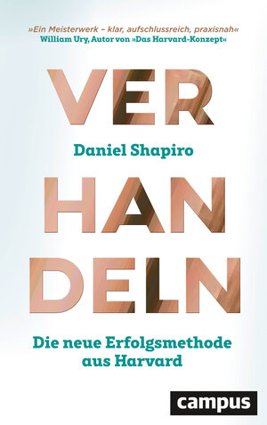 Buchcover Verhandeln | Daniel Shapiro | EAN 9783593439587 | ISBN 3-593-43958-1 | ISBN 978-3-593-43958-7