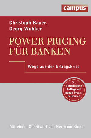Buchcover Power Pricing für Banken | Christoph Bauer | EAN 9783593500492 | ISBN 3-593-50049-3 | ISBN 978-3-593-50049-2
