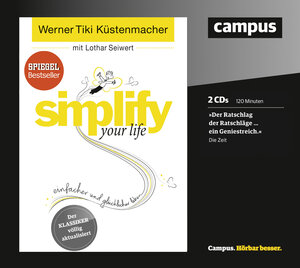 Buchcover simplify your life | Werner Tiki Küstenmacher | EAN 9783593507491 | ISBN 3-593-50749-8 | ISBN 978-3-593-50749-1