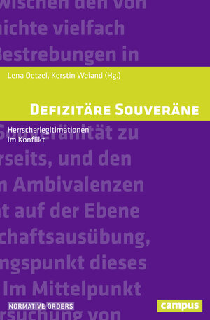 Buchcover Defizitäre Souveräne  | EAN 9783593508856 | ISBN 3-593-50885-0 | ISBN 978-3-593-50885-6