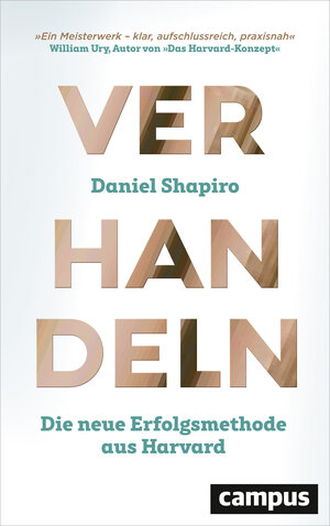 Buchcover Verhandeln | Daniel Shapiro | EAN 9783593509327 | ISBN 3-593-50932-6 | ISBN 978-3-593-50932-7