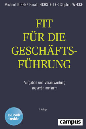 Buchcover Fit für die Geschäftsführung | Michael Lorenz | EAN 9783593510422 | ISBN 3-593-51042-1 | ISBN 978-3-593-51042-2