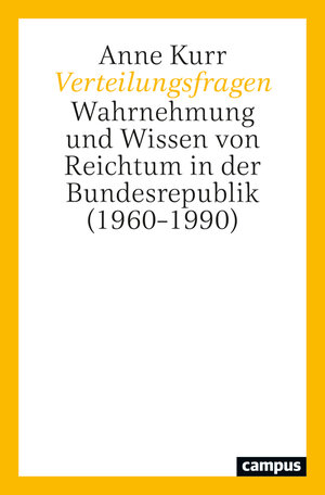 Buchcover Verteilungsfragen | Anne Kurr | EAN 9783593515922 | ISBN 3-593-51592-X | ISBN 978-3-593-51592-2