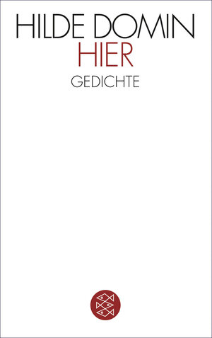 Hier: Gedichte (Fiction, Poetry & Drama)