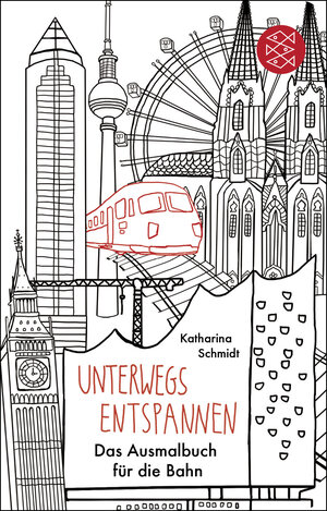 Buchcover Unterwegs entspannen. Das Ausmalbuch für die Bahn | Katharina Schmidt | EAN 9783596521159 | ISBN 3-596-52115-7 | ISBN 978-3-596-52115-9