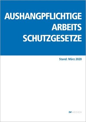 Buchcover Aushangpflichtige Arbeitsschutzgesetze  | EAN 9783602150151 | ISBN 3-602-15015-1 | ISBN 978-3-602-15015-1
