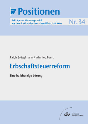 Buchcover Erbschaftsteuerreform | Ralph Brügelmann | EAN 9783602241316 | ISBN 3-602-24131-9 | ISBN 978-3-602-24131-6