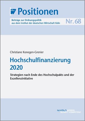 Buchcover Hochschulfinanzierung 2020 | Christiane Konegen-Grenier | EAN 9783602241651 | ISBN 3-602-24165-3 | ISBN 978-3-602-24165-1
