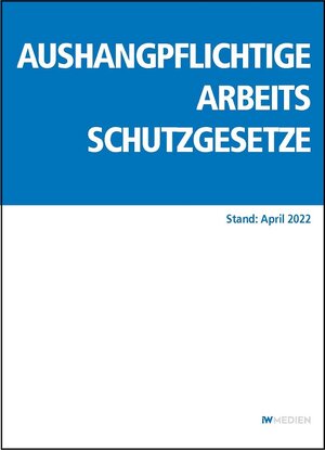 Buchcover Aushangpflichtige Arbeitsschutzgesetze  | EAN 9783602456512 | ISBN 3-602-45651-X | ISBN 978-3-602-45651-2