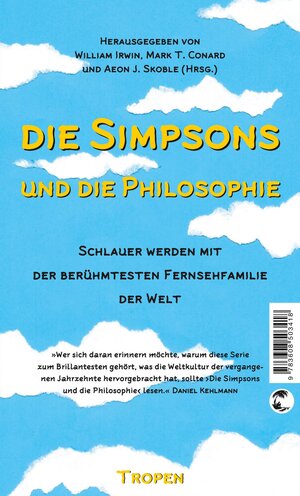 Buchcover Die Simpsons und die Philosophie  | EAN 9783608100518 | ISBN 3-608-10051-2 | ISBN 978-3-608-10051-8