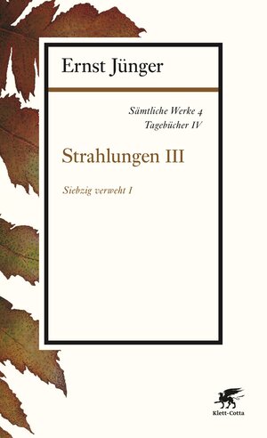 Buchcover Sämtliche Werke - Band 4 | Ernst Jünger | EAN 9783608109047 | ISBN 3-608-10904-8 | ISBN 978-3-608-10904-7
