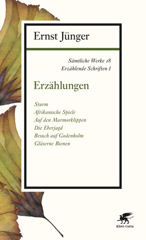 Buchcover Sämtliche Werke - Band 18 | Ernst Jünger | EAN 9783608109184 | ISBN 3-608-10918-8 | ISBN 978-3-608-10918-4