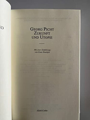 Buchcover Vorlesungen und Schriften. Studienausgabe / Zukunft und Utopie | Georg Picht | EAN 9783608916218 | ISBN 3-608-91621-0 | ISBN 978-3-608-91621-8