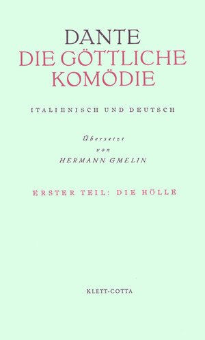 Buchcover Die Göttliche Komödie. Italienisch und Deutsch / Inferno - Die Hölle | Dante Alighieri | EAN 9783608934410 | ISBN 3-608-93441-3 | ISBN 978-3-608-93441-0