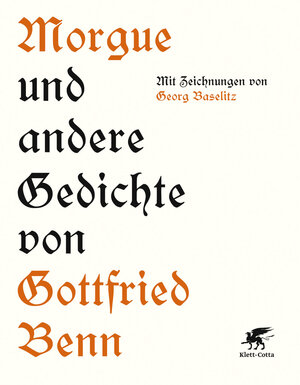 Buchcover Morgue und andere Gedichte | Gottfried Benn | EAN 9783608939415 | ISBN 3-608-93941-5 | ISBN 978-3-608-93941-5