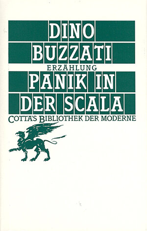 Buchcover Panik in der Scala | Dino Buzzati | EAN 9783608955873 | ISBN 3-608-95587-9 | ISBN 978-3-608-95587-3