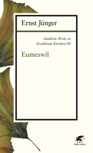 Buchcover Sämtliche Werke - Band 20 | Ernst Jünger | EAN 9783608963205 | ISBN 3-608-96320-0 | ISBN 978-3-608-96320-5