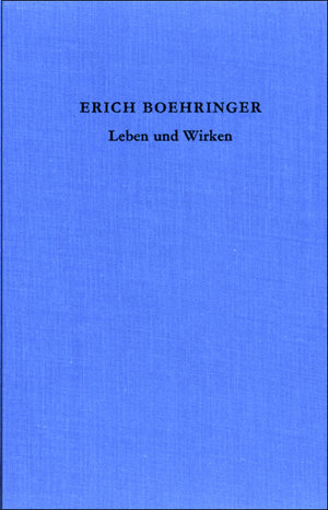 Buchcover Erich Boehringer  | EAN 9783608982794 | ISBN 3-608-98279-5 | ISBN 978-3-608-98279-4
