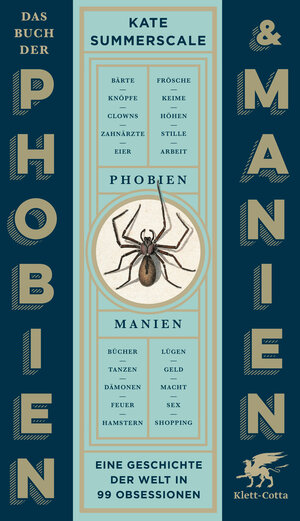 Buchcover Das Buch der Phobien und Manien | Kate Summerscale | EAN 9783608987539 | ISBN 3-608-98753-3 | ISBN 978-3-608-98753-9