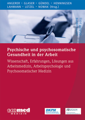 Buchcover Psychische und psychosomatische Gesundheit in der Arbeit | Peter Angerer | EAN 9783609100210 | ISBN 3-609-10021-4 | ISBN 978-3-609-10021-0